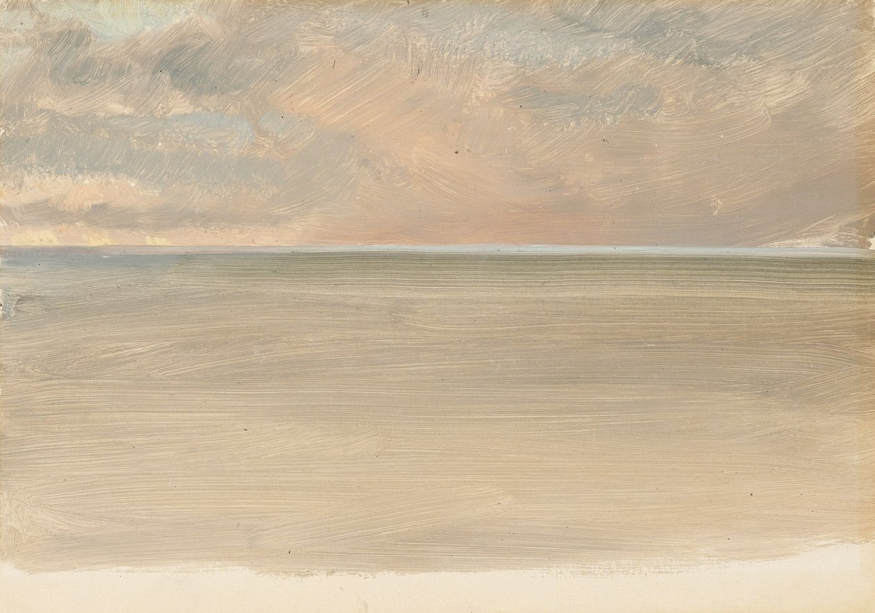 Paesaggio marino con ghiacciaio in lontananza da Frederic Edwin Church