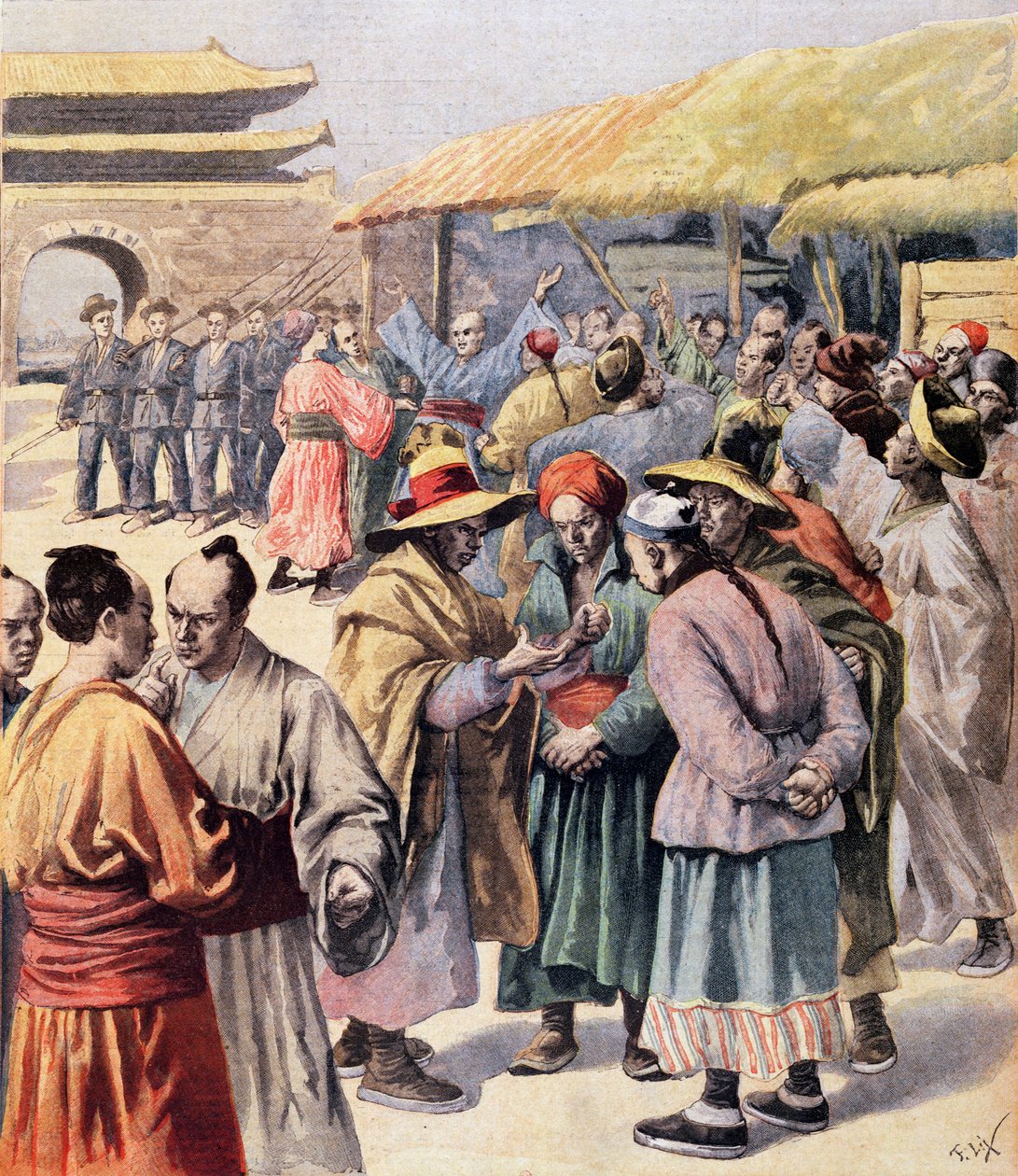 Disordini a Seoul, copertina di 