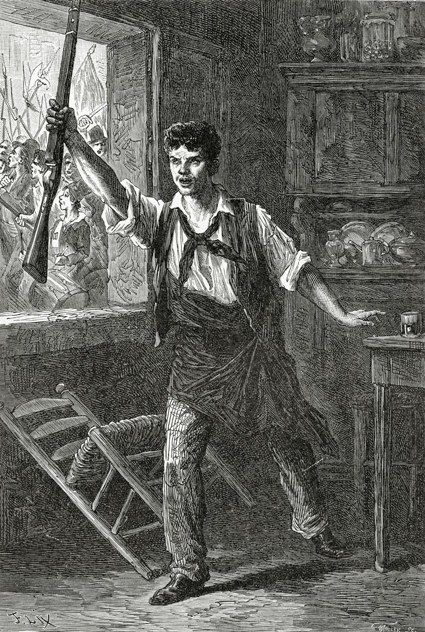 Le Parisien du Faubourg, XIX secolo da Frederic Theodore Lix
