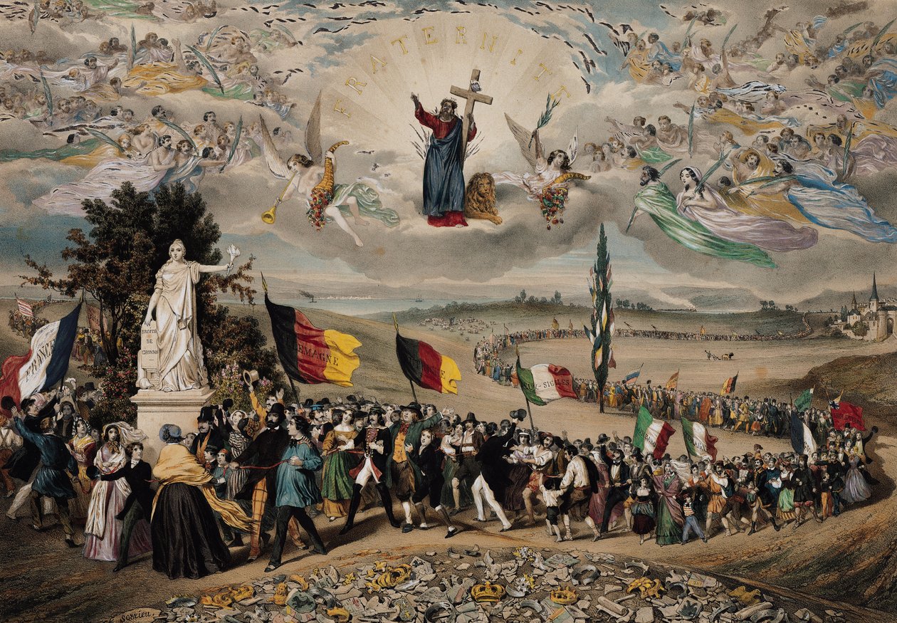 Repubblica Democratica e Sociale Universale, 1848 da Frederic Sorrieu