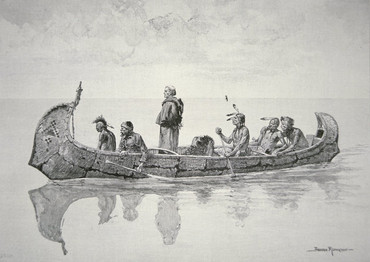 Il missionario da Frederic (after) Remington