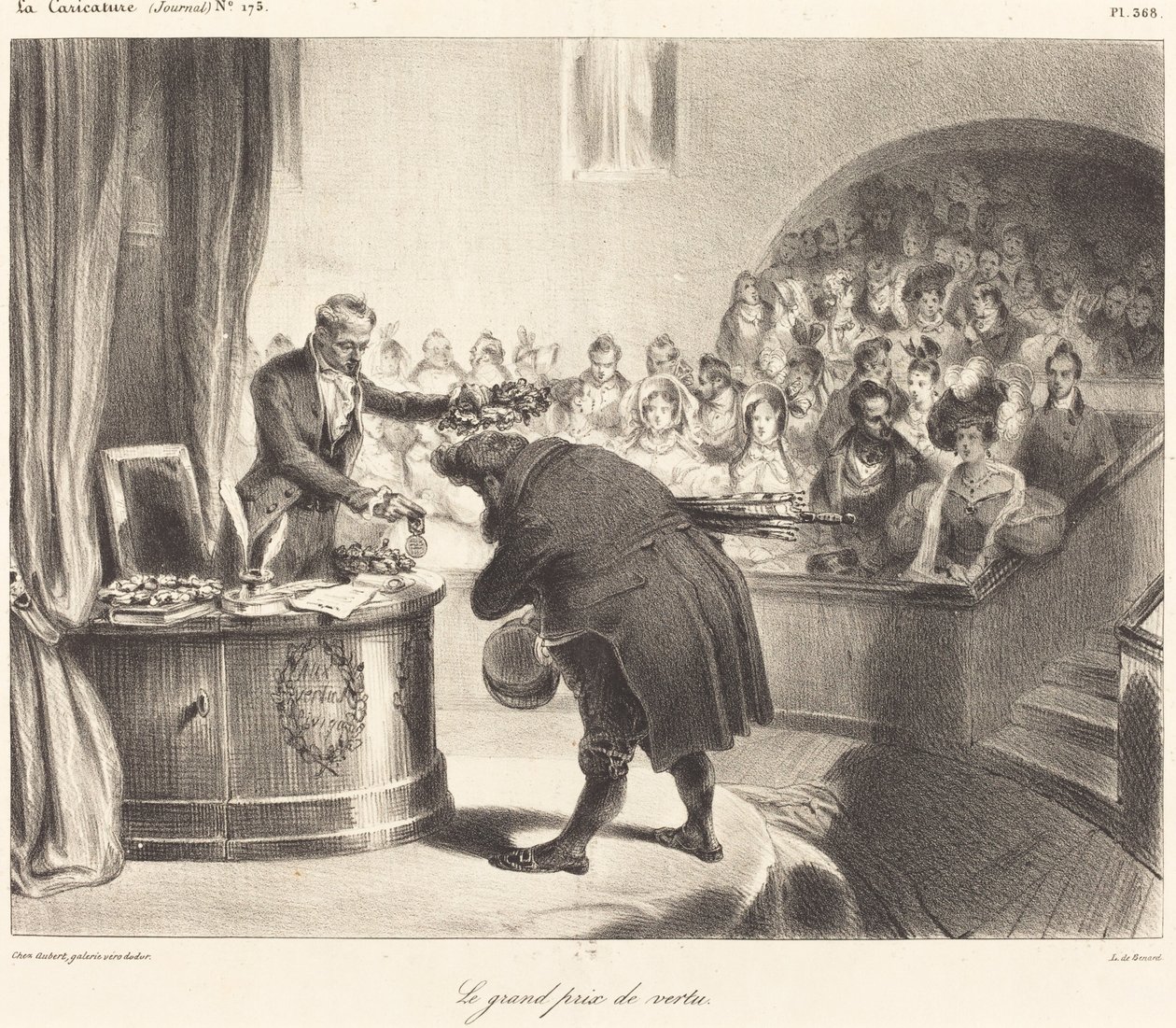 Il Gran Premio della virtù da Frederic Bouchot