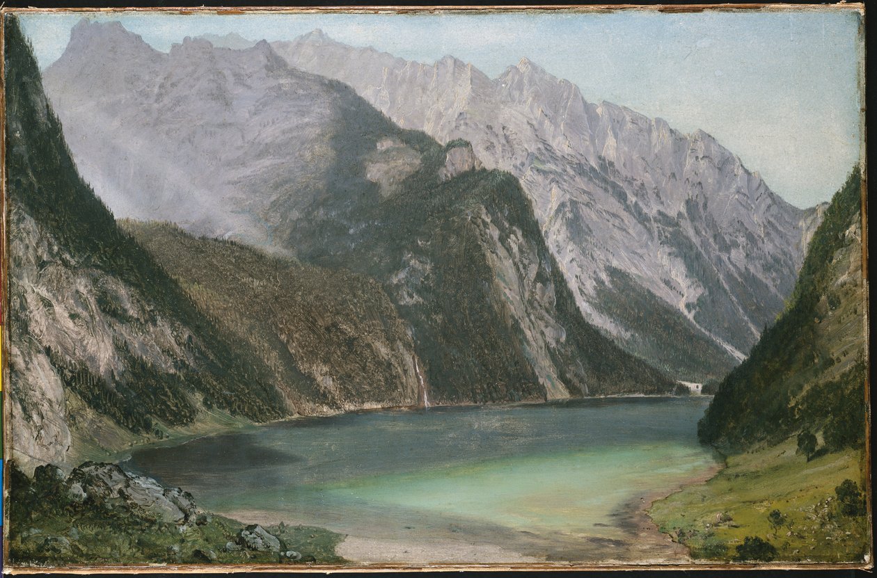 Lago alpino da Frederic Edwin Church