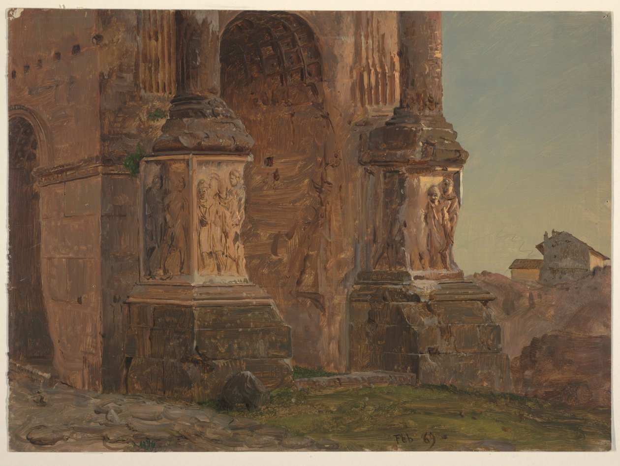 Arco di Settimio Severo, Roma da Frederic Edwin Church