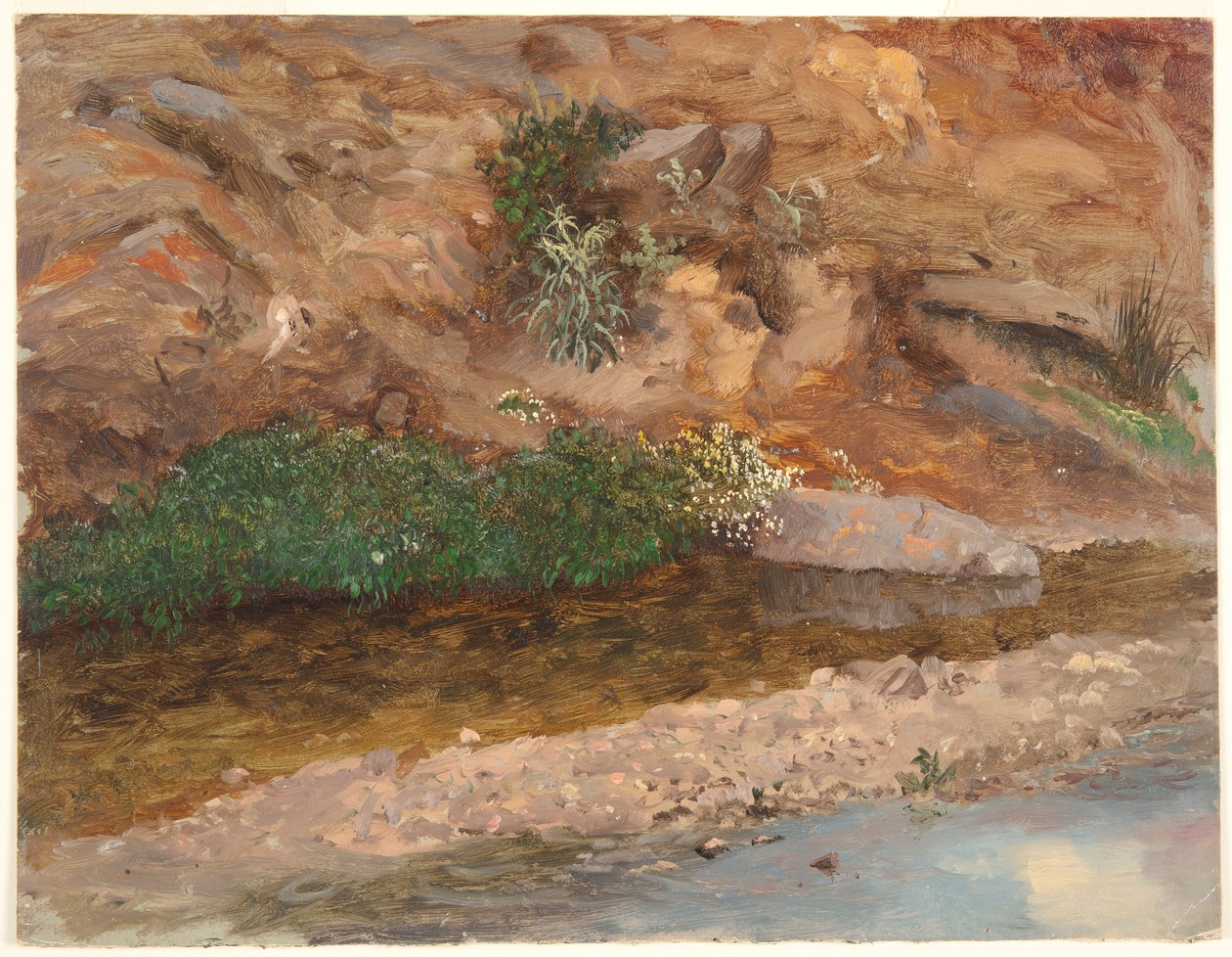 Riva di un Ruscello da Frederic Edwin Church