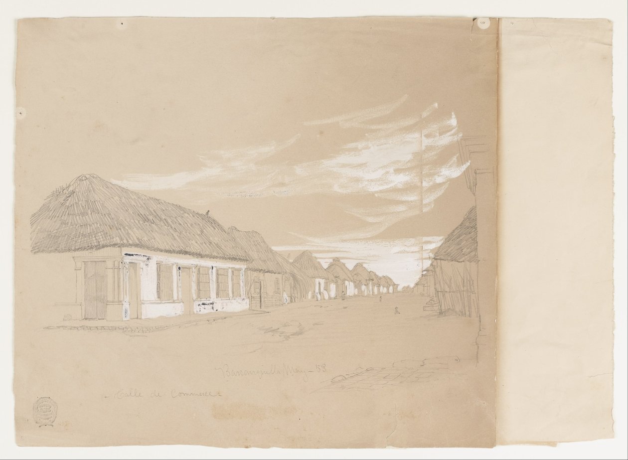 Calle de Commerce, Barranquilla, Colombia da Frederic Edwin Church