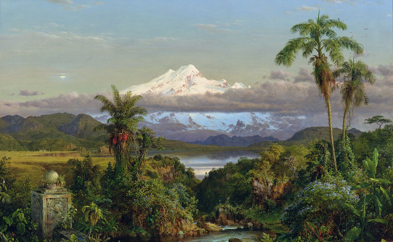 Cayambe, 1858 da Frederic Edwin Church