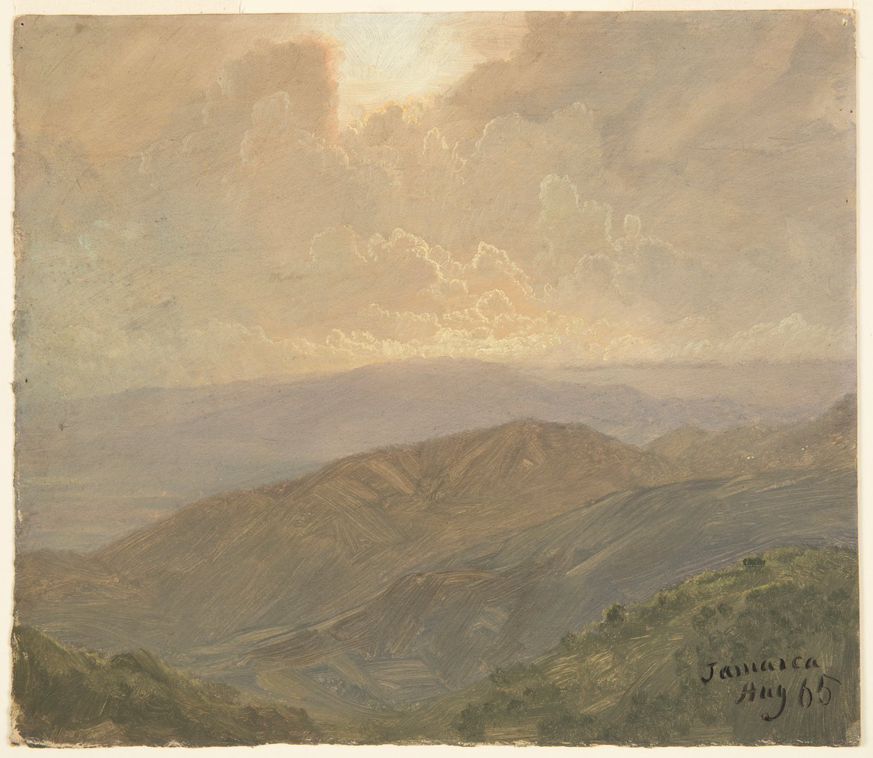 Cieli nuvolosi, Giamaica da Frederic Edwin Church