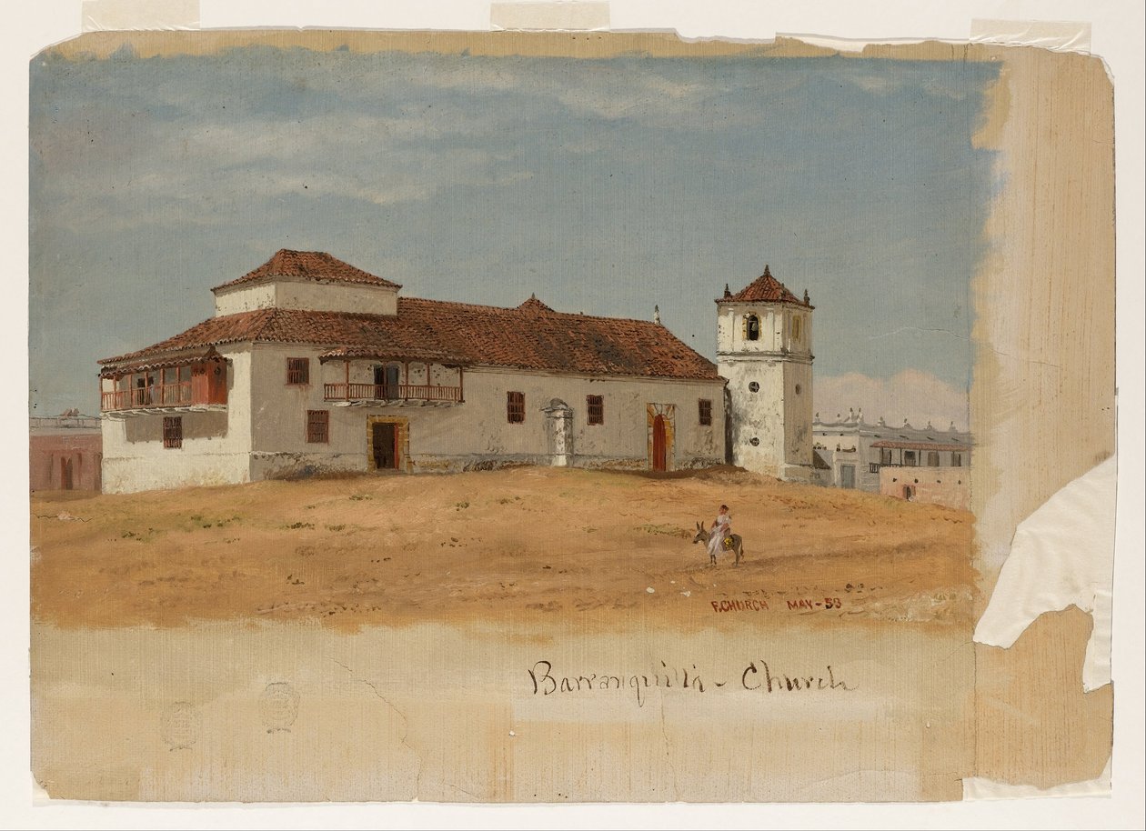 Colombia, Chiesa di Baranquilla da Frederic Edwin Church