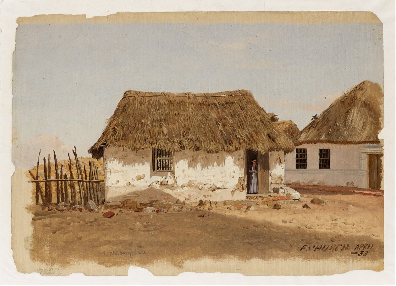 Colombia, Barranquilla, Due case da Frederic Edwin Church