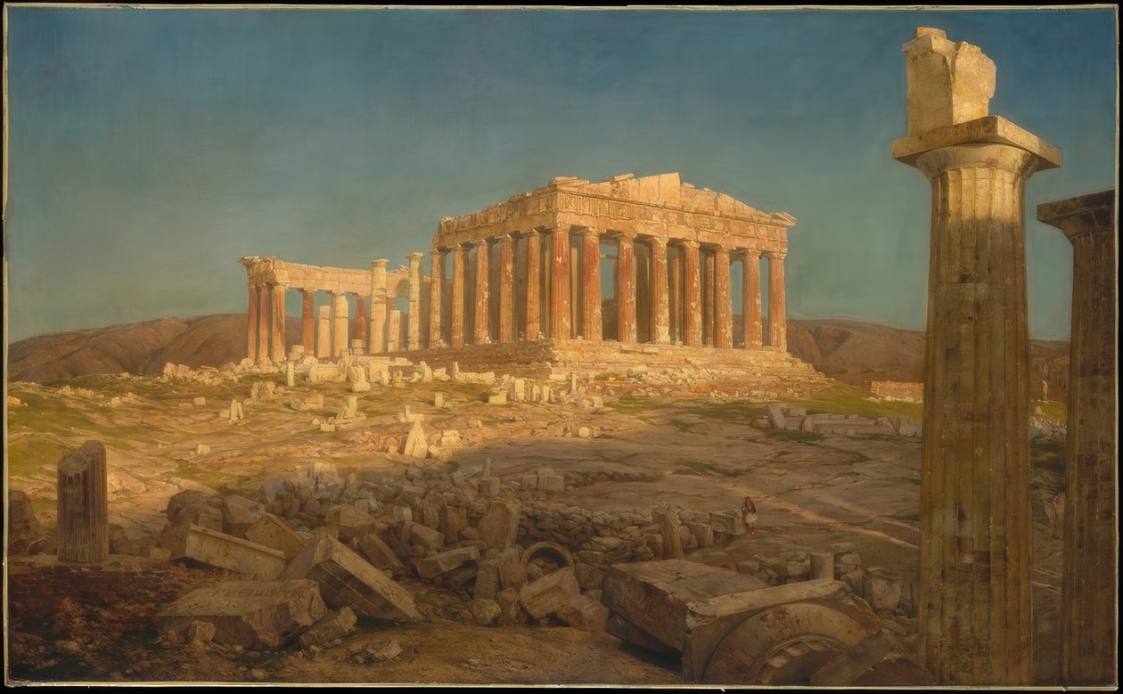 Il Partenone da Frederic Edwin Church