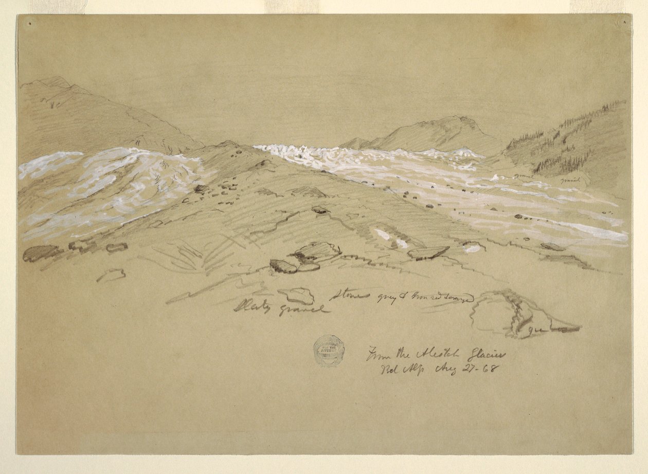 Disegno, ghiacciaio dell