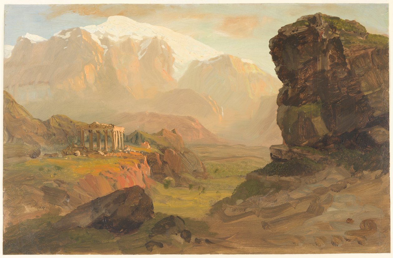 Disegno, Fantasia del Bashan, aprile 1869 da Frederic Edwin Church