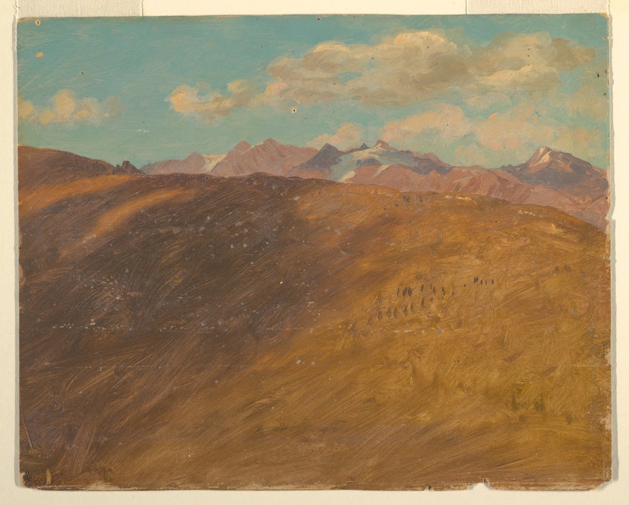 Disegno, Alpi bavaresi o svizzere, 1868 da Frederic Edwin Church
