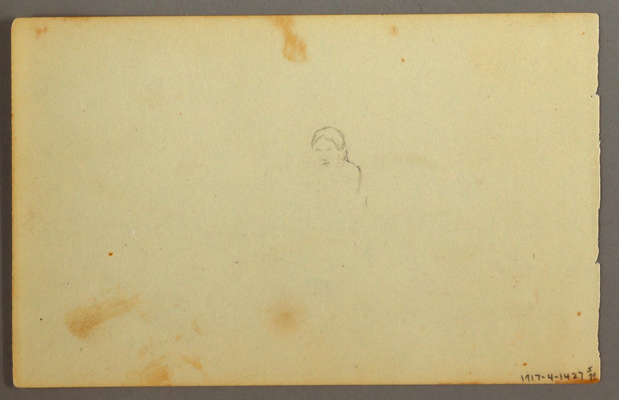 Disegno, ampia valle con fattorie, 1844 da Frederic Edwin Church
