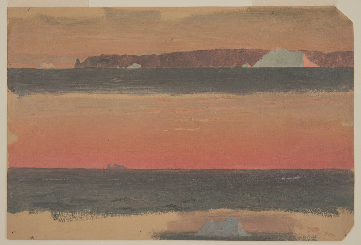 Disegno, Capo St. John, Terranova, 1 giugno 1859 da Frederic Edwin Church