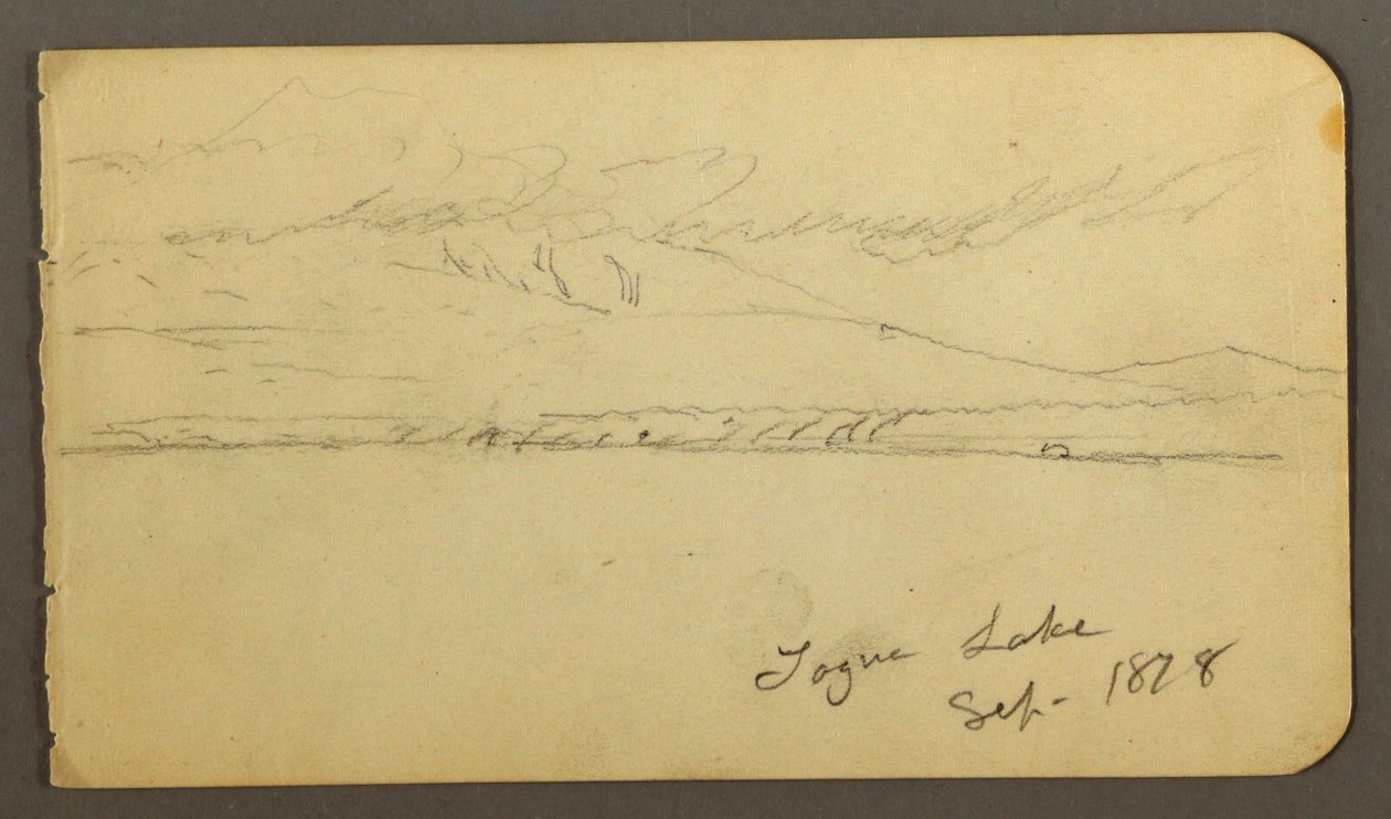 Disegno, Monte Katahdin coperto di nuvole, 1878 da Frederic Edwin Church