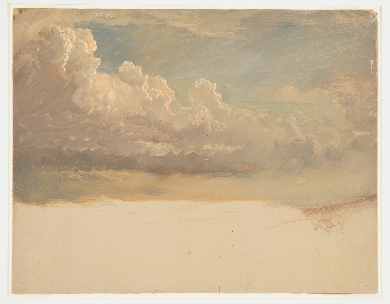 Disegno, Studio di nuvola, marzo 1871 da Frederic Edwin Church