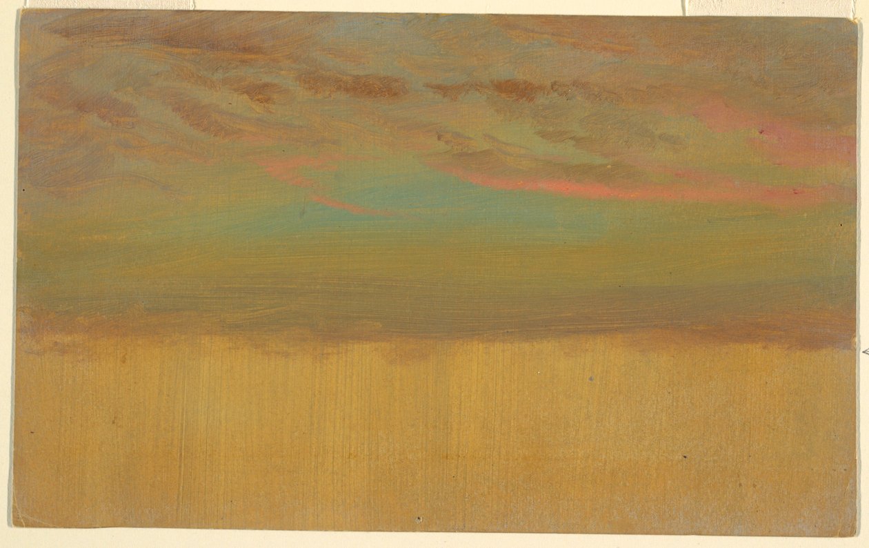 Disegno, Studio di nuvola, 1870-80 da Frederic Edwin Church