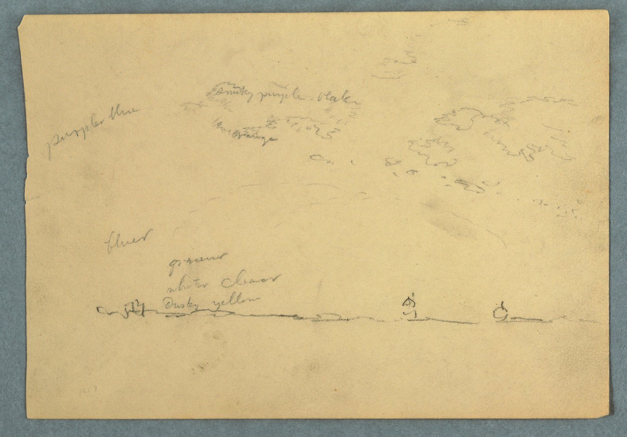 Disegno, Nuvole sopra la linea dell