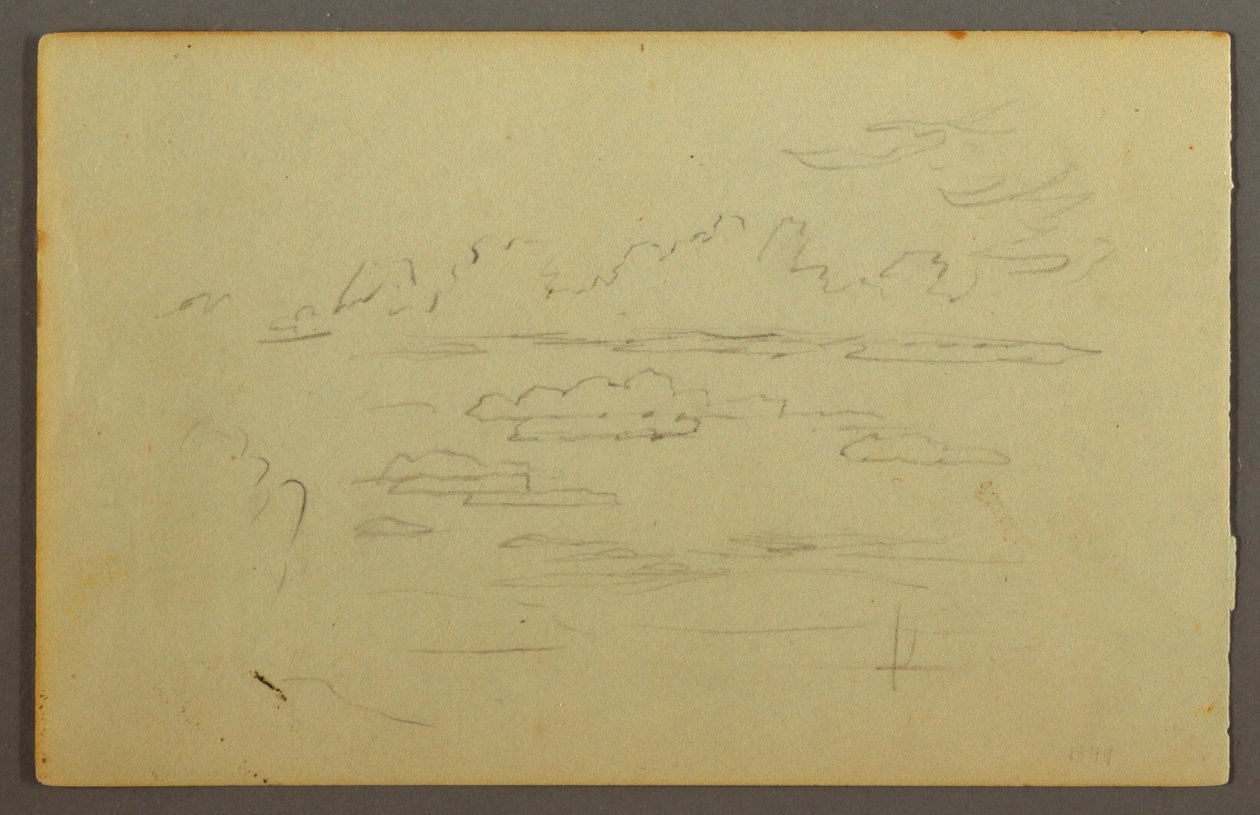 Disegno, Nuvole, forse 1844 da Frederic Edwin Church
