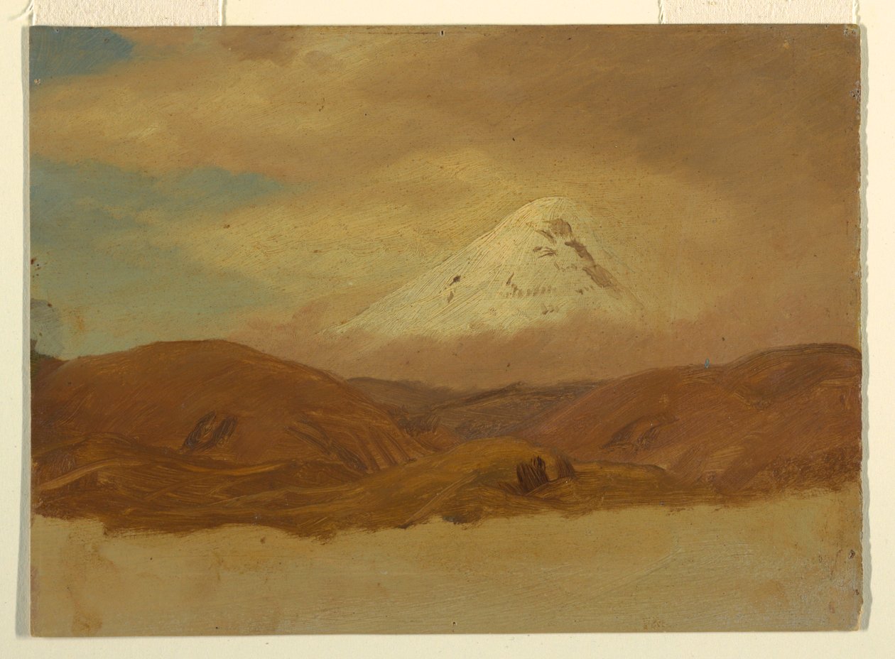 Disegno, Ecuador, monte Chimborazo, 1853 da Frederic Edwin Church