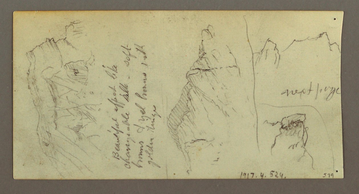 Disegno, Figura che cavalca un cammello, cammello seduto, forse 1868 da Frederic Edwin Church