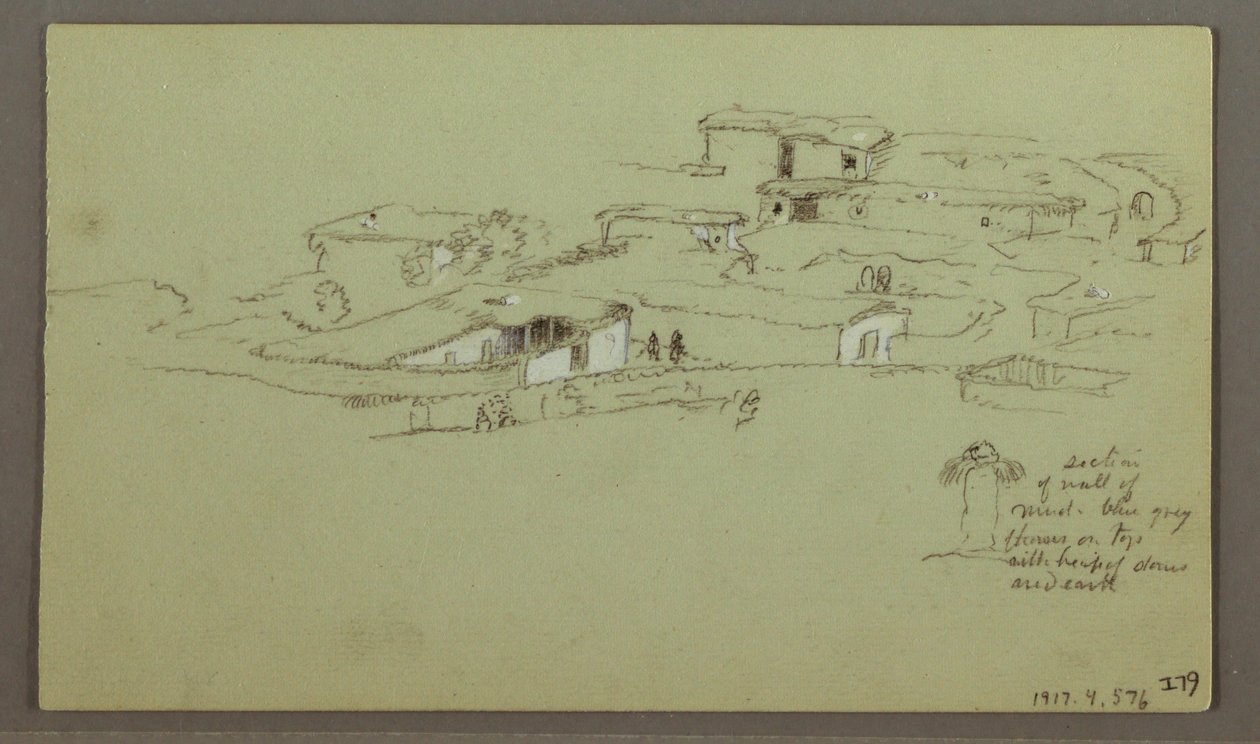 Disegno, Flat Rocky hill, 4 maggio 1868 da Frederic Edwin Church