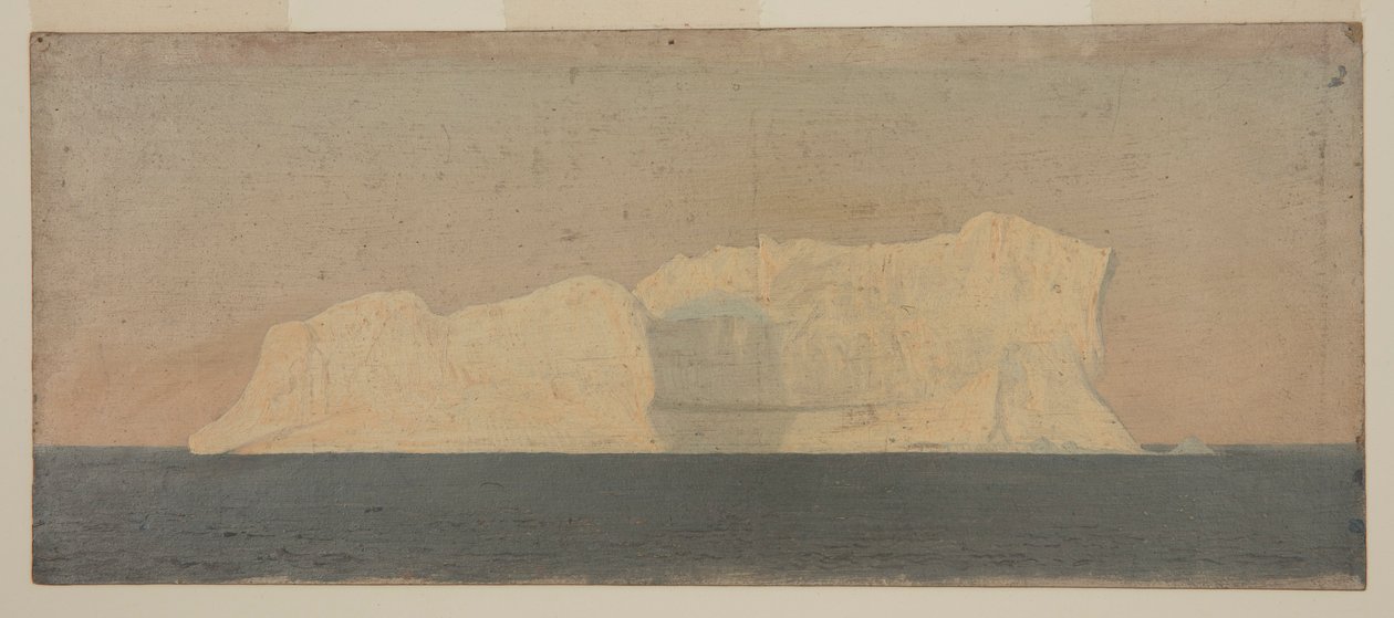 Disegno, Iceberg galleggiante, Labrador, giugno o luglio 1859 da Frederic Edwin Church