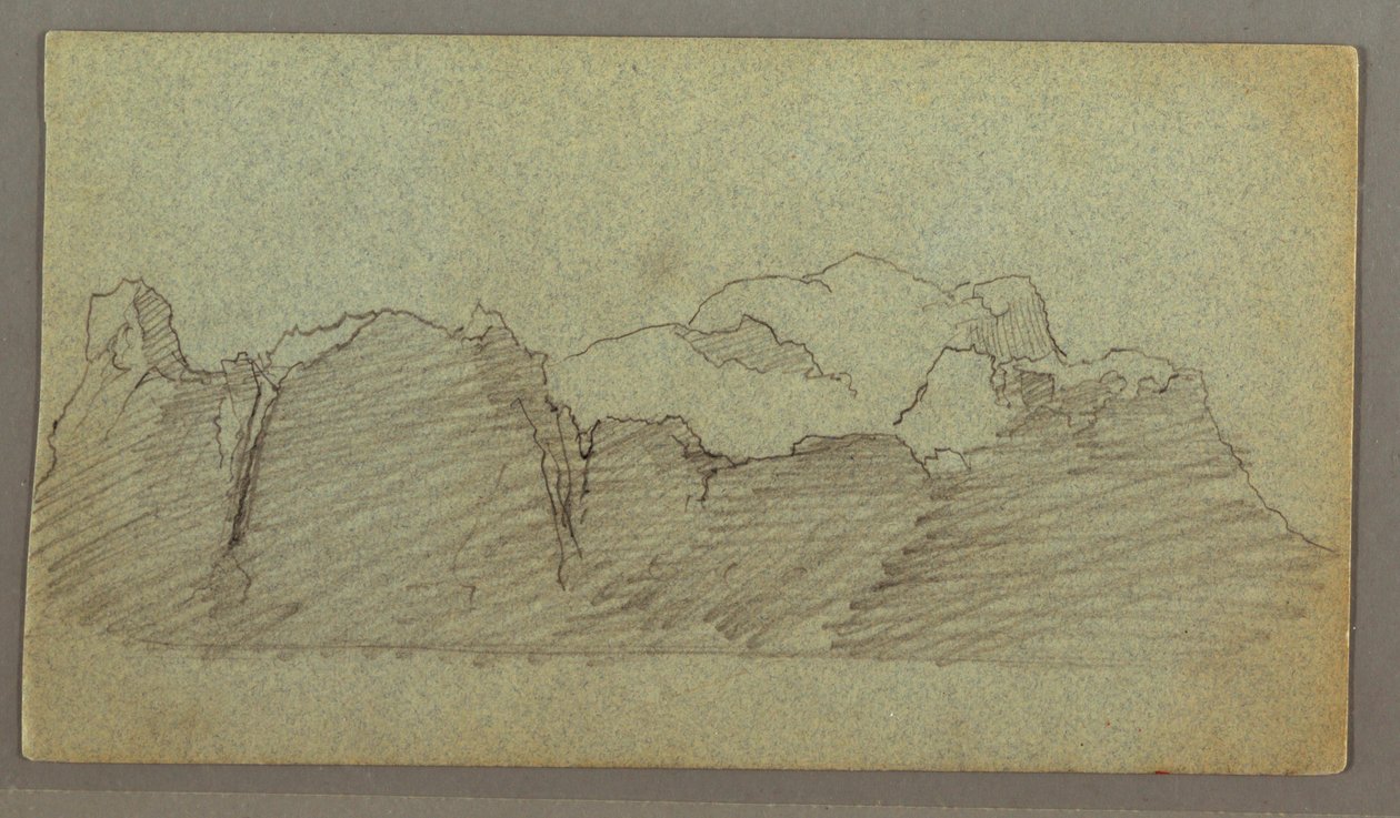 Disegno, Iceberg galleggiante, forse giugno 1874 da Frederic Edwin Church