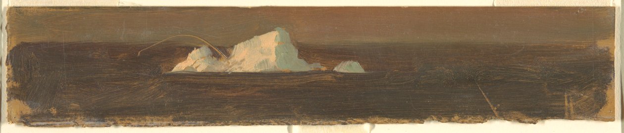 Disegno, Iceberg galleggianti, 1859 da Frederic Edwin Church