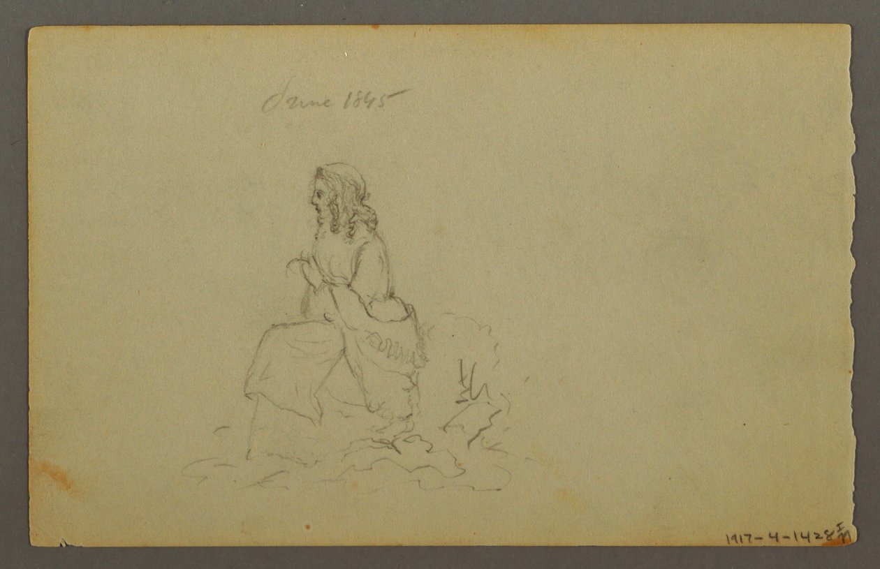 Disegno, Erbe, 1844 da Frederic Edwin Church
