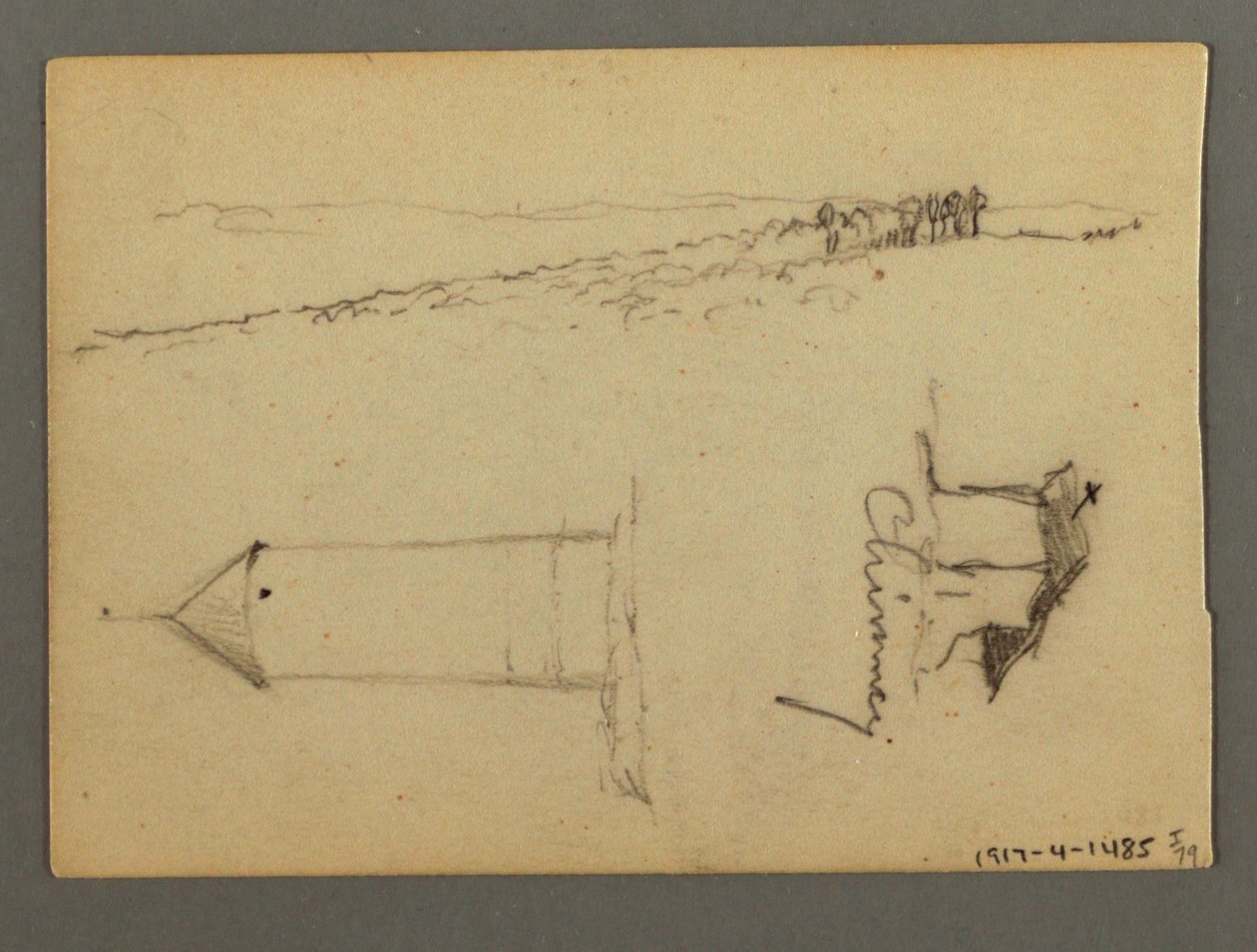 Disegno, Casa sulla scogliera, Torri, forse 1868 da Frederic Edwin Church