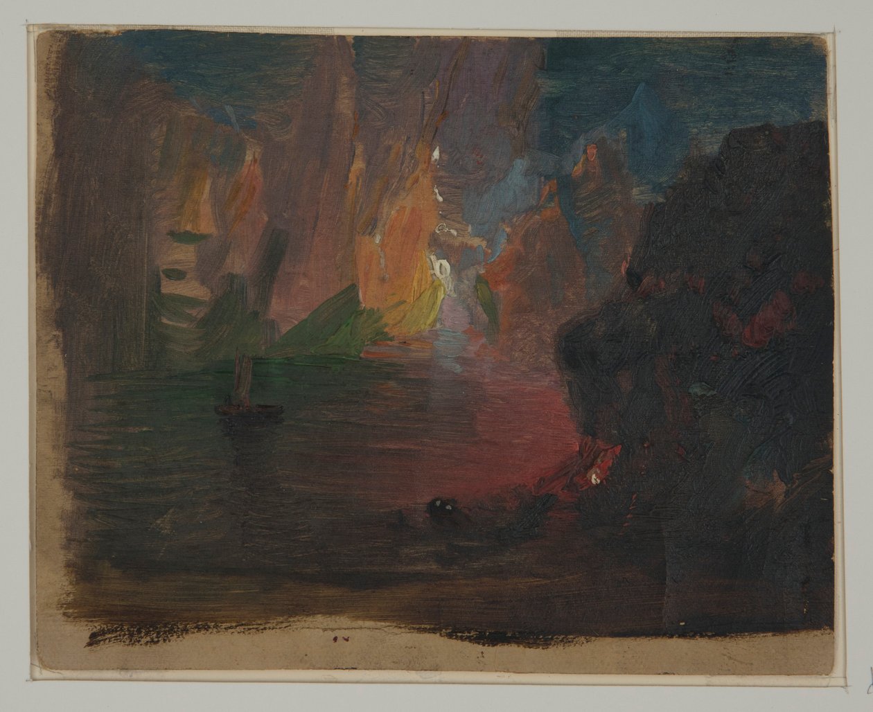 Disegno, Fantasia di iceberg, 1859 circa da Frederic Edwin Church