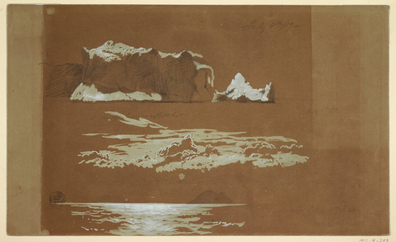 Disegno, Iceberg vicino a Cape St. John e all