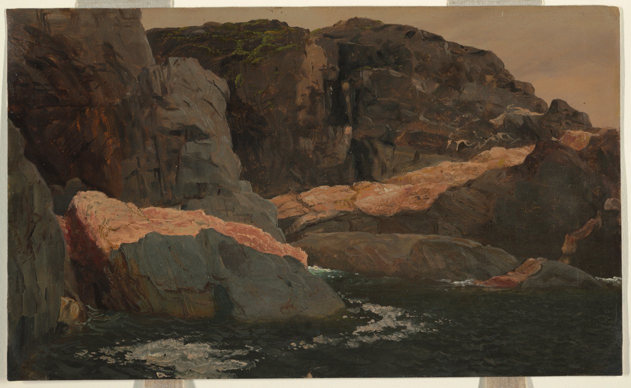 Disegno, Laborador, Isola Grande, Battle Harbor, 1859 da Frederic Edwin Church