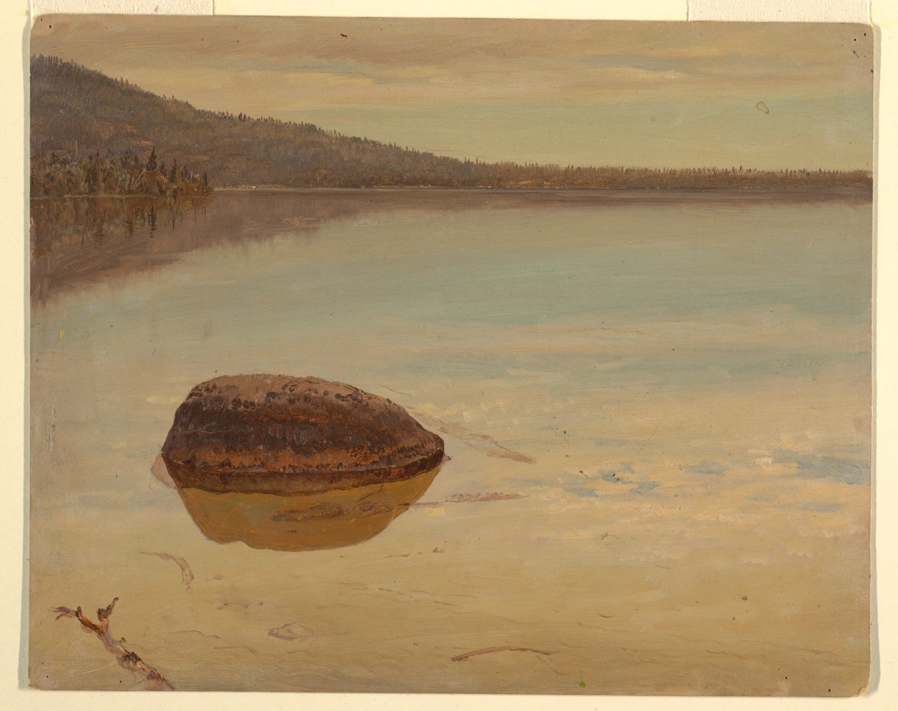 Disegno, Lago Katahdin , 1870-80 da Frederic Edwin Church
