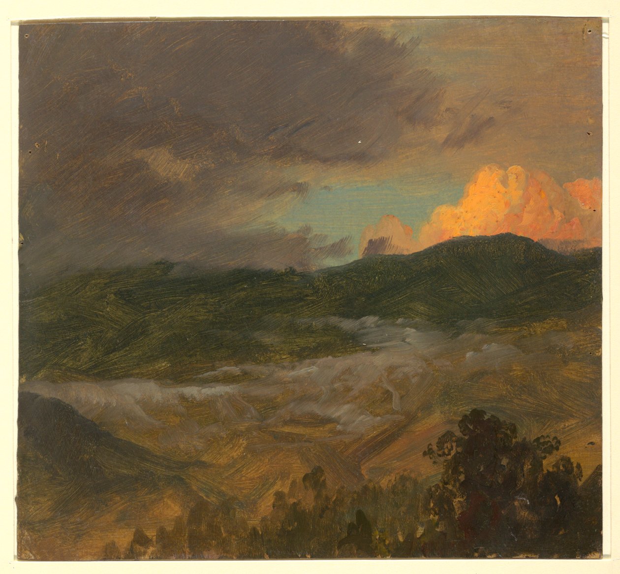 Disegno, Paesaggio, 1865 da Frederic Edwin Church