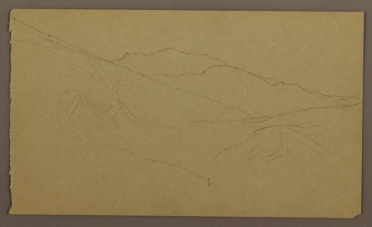Disegno, Paesaggio, maggio-agosto 1865 da Frederic Edwin Church
