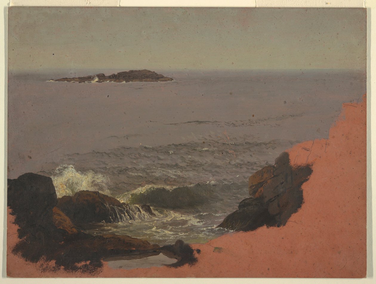 Disegno, costa del Maine, 1845-48 da Frederic Edwin Church