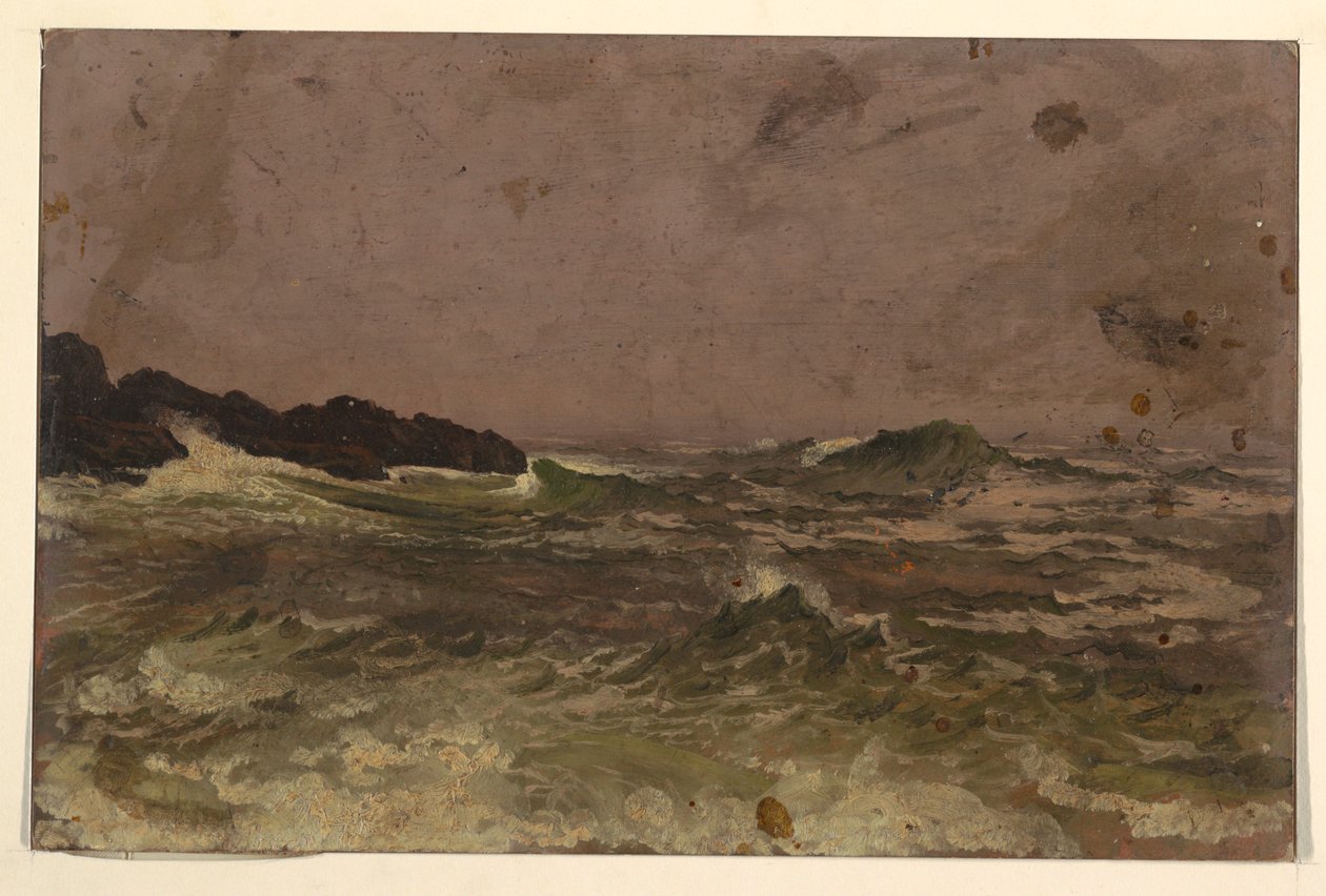 Disegno, costa del Maine, 1845-50 da Frederic Edwin Church