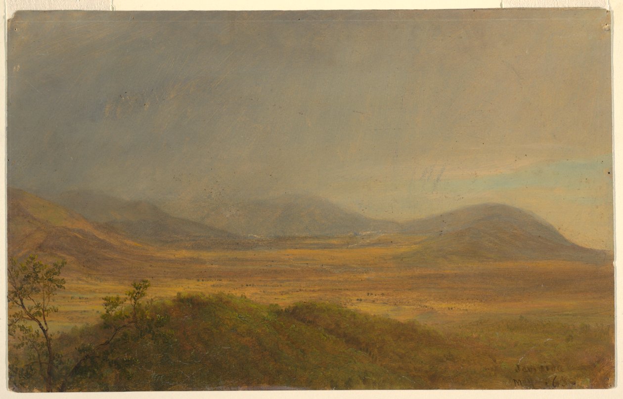 Disegno, Paesaggio montano, maggio 1865 da Frederic Edwin Church