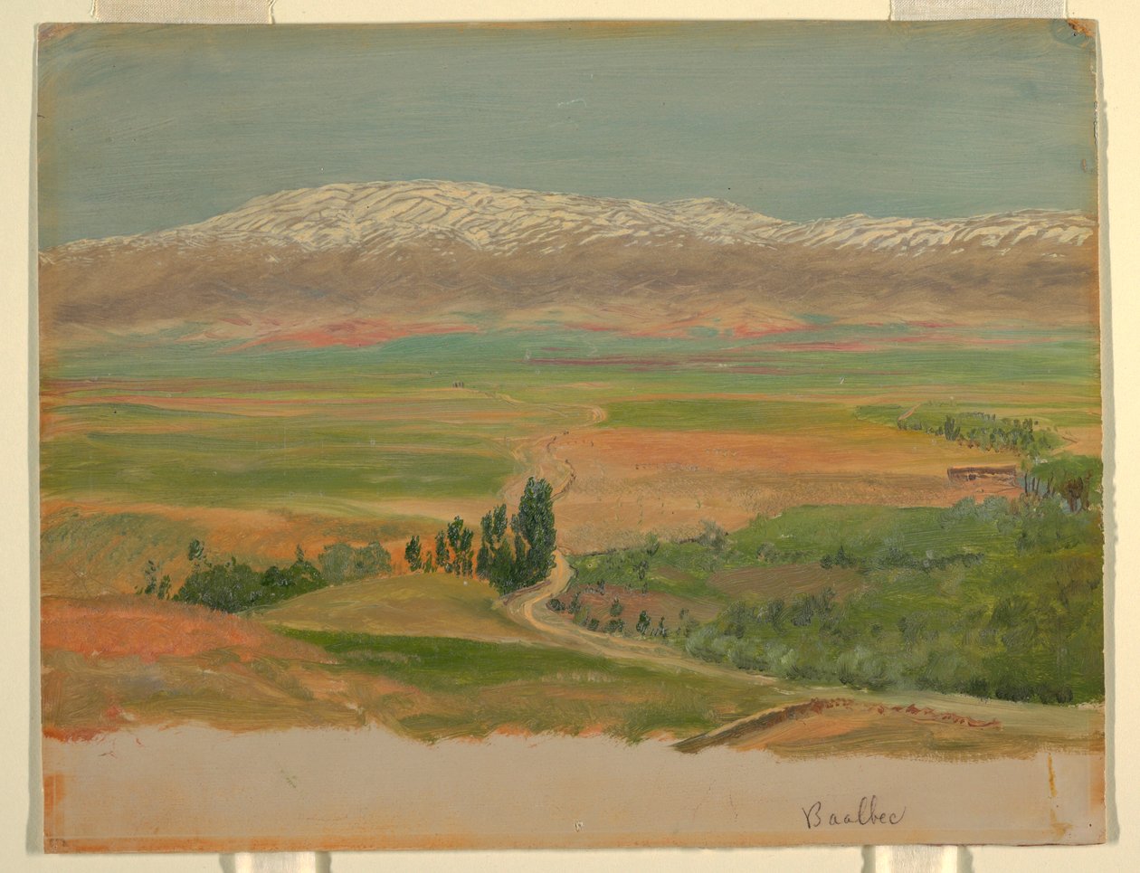 Disegno, Montagne vicino a Baalbec, maggio 1868 da Frederic Edwin Church