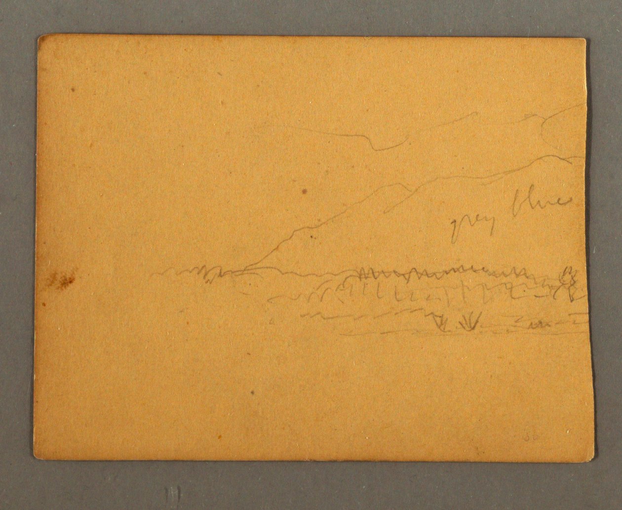 Disegno, Montagne, forse 1856 da Frederic Edwin Church