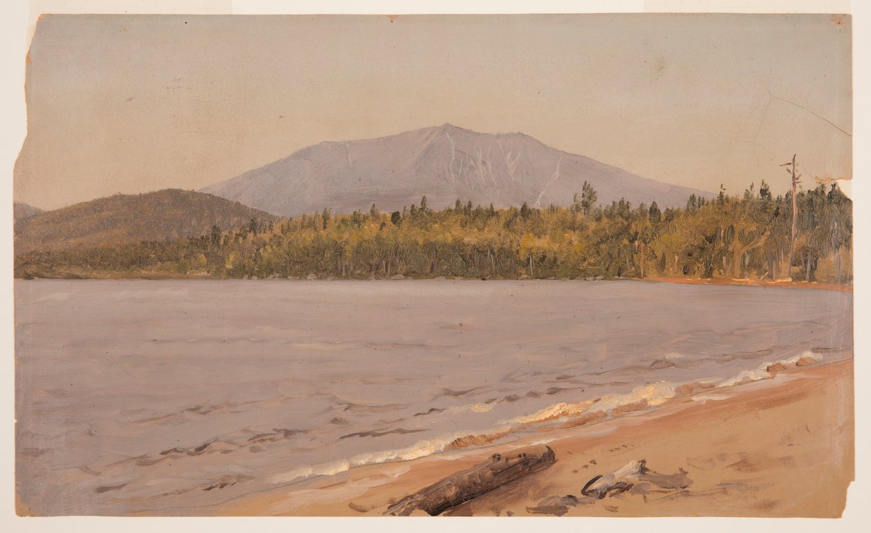 Disegno, il monte Katahdin da Togue Pond, forse 1878 da Frederic Edwin Church