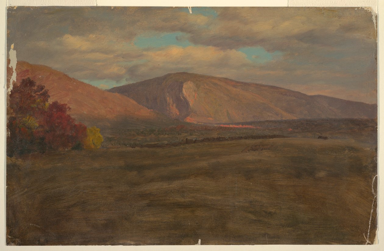 Disegno, il monte Katahdin da sud-ovest (), 1870-80 da Frederic Edwin Church