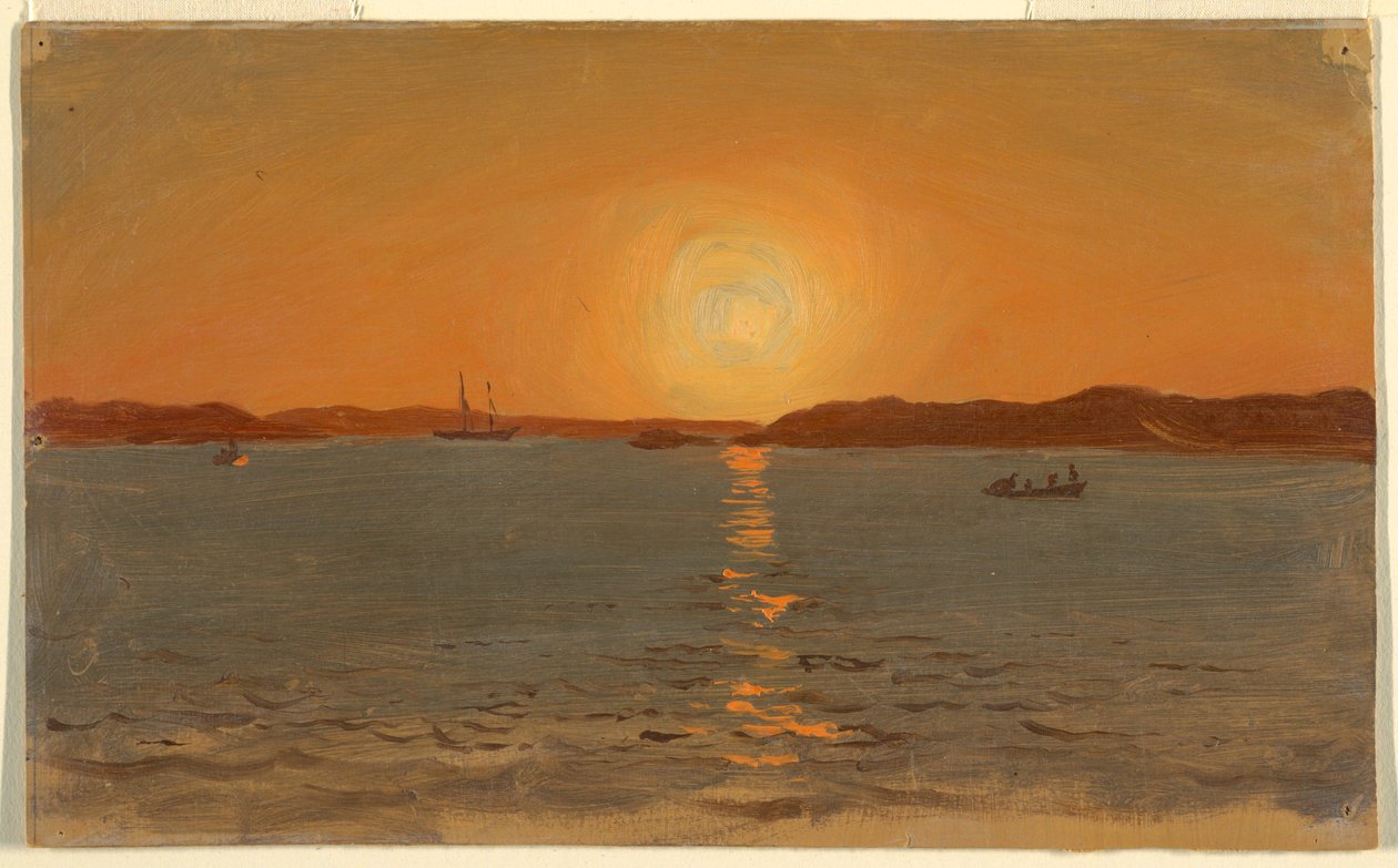 Disegno, Terranova, Testa di gatto, giugno 1859 da Frederic Edwin Church