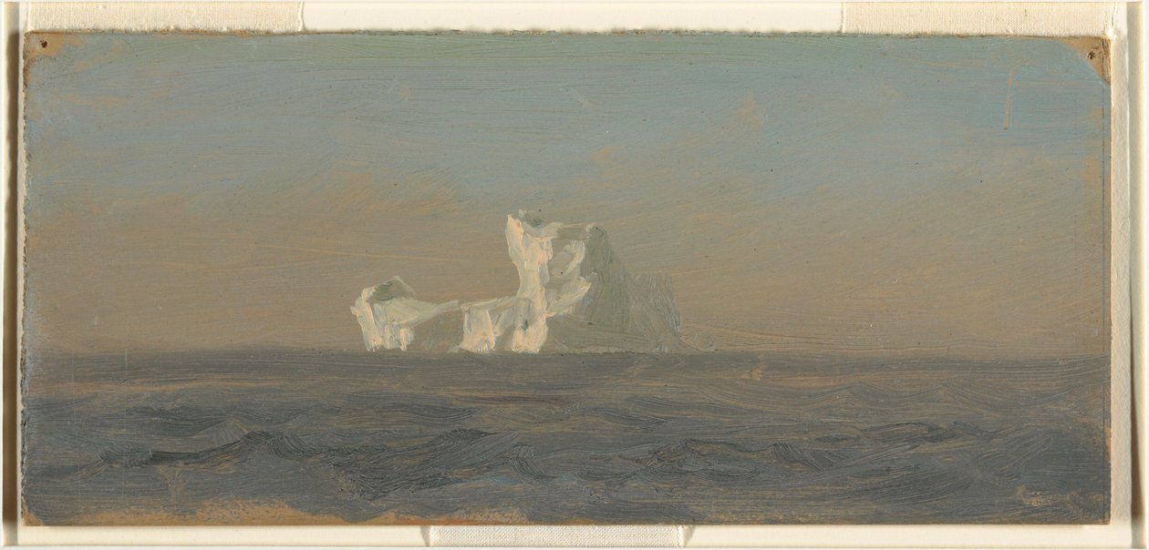 Disegno, al largo di Iceberg, Terranova, giugno 1859 da Frederic Edwin Church