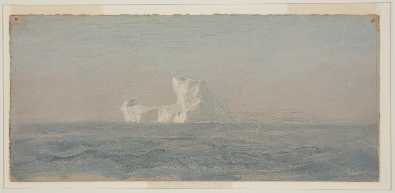 Disegno, al largo di Iceberg, Terranova, giugno 1859 da Frederic Edwin Church