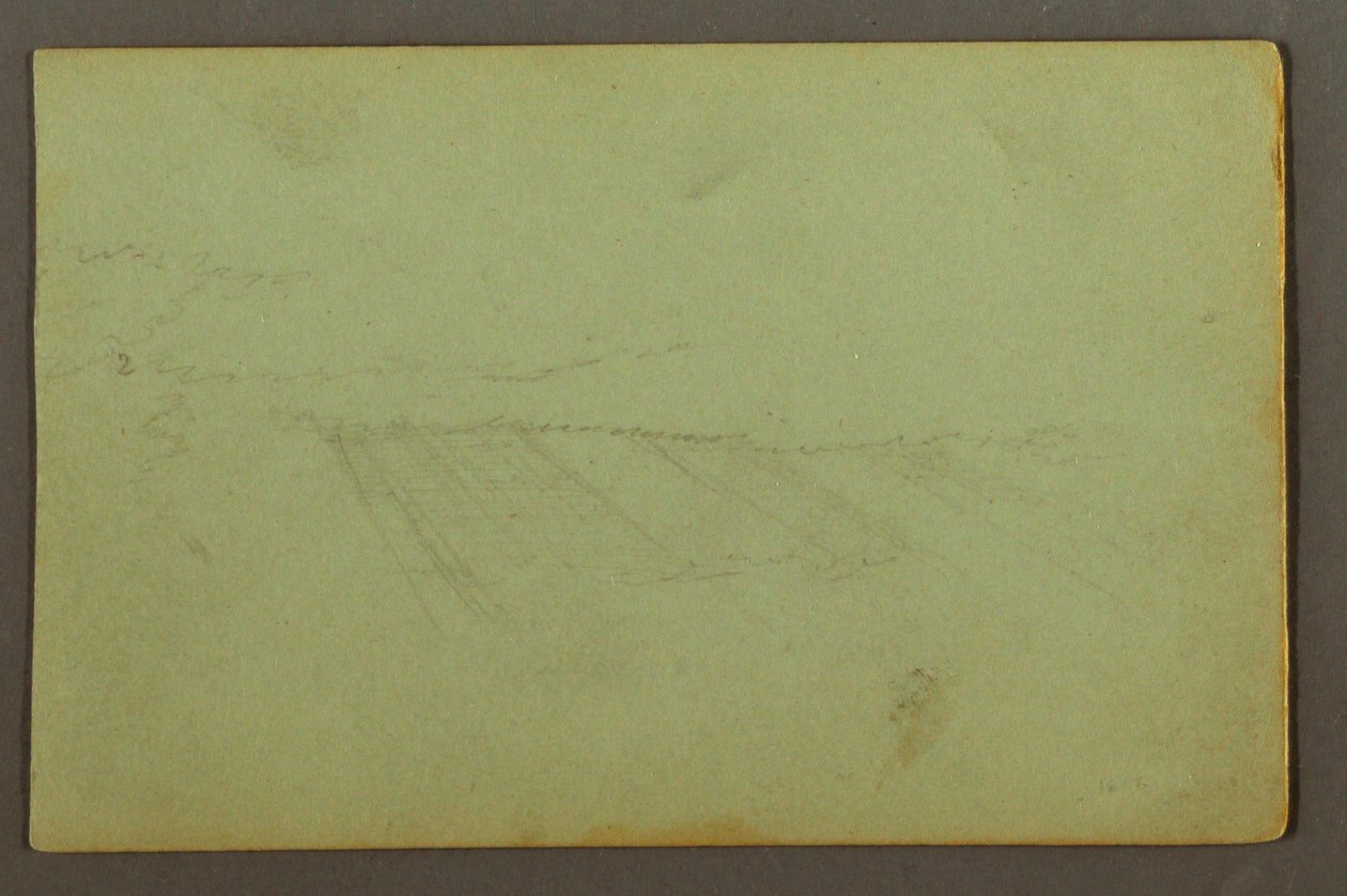 Disegno, Pioggia, forse 1856 da Frederic Edwin Church